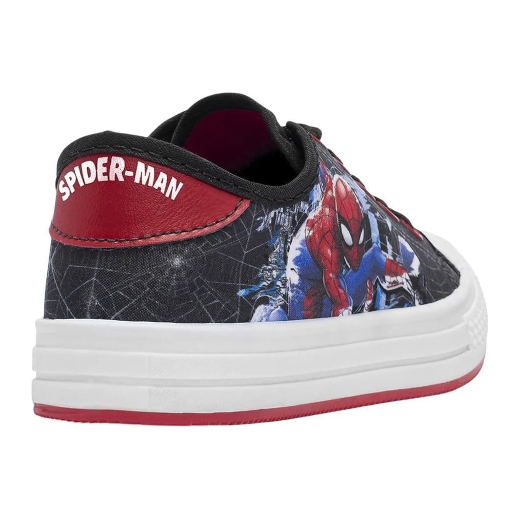 Tênis Marvel Homem-Aranha Infantil Preto 4