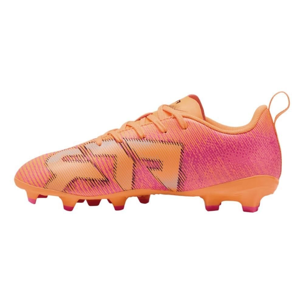 Chuteira Campo Puma Future 8 Play FG/AG Infantil Laranja 2