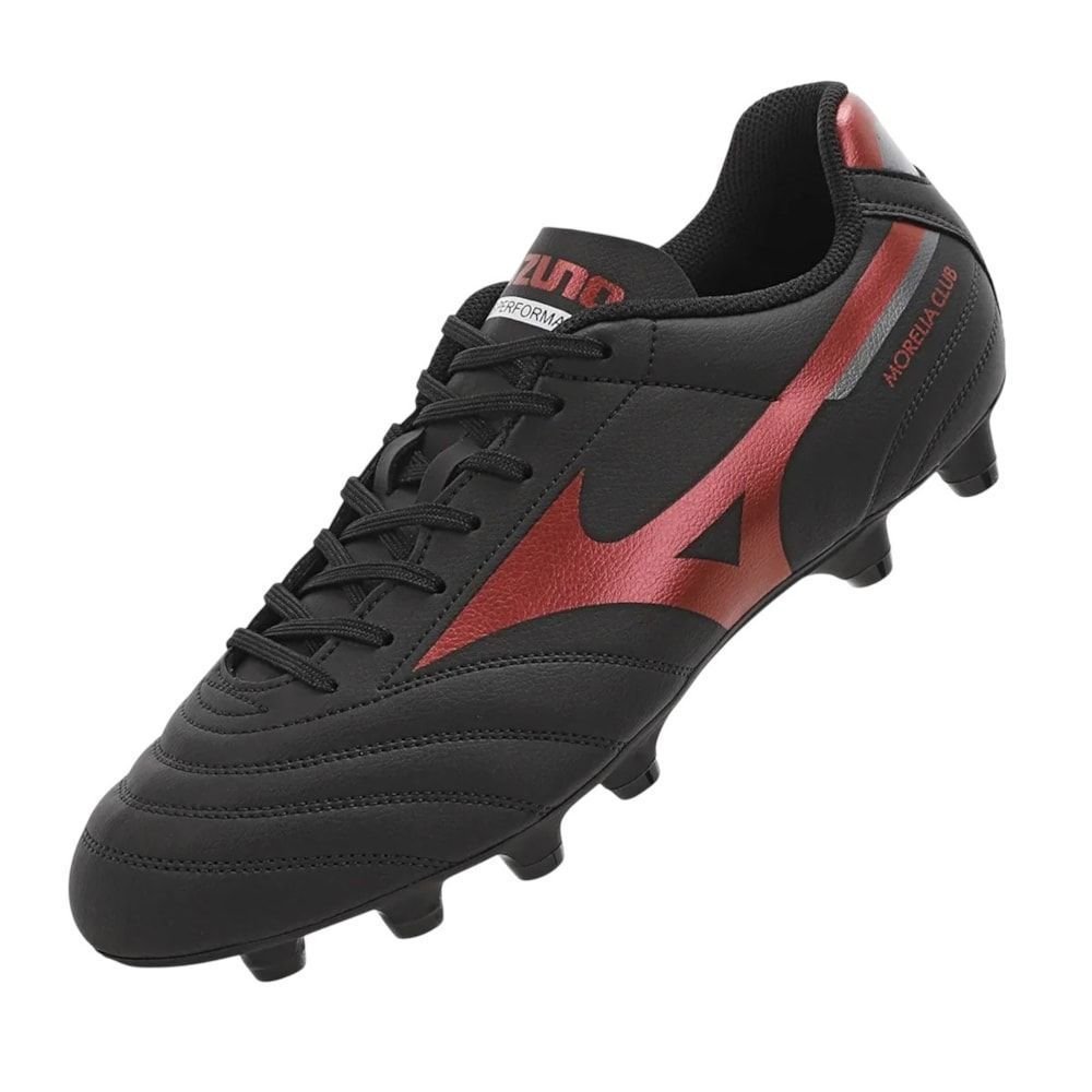 Chuteira Campo Mizuno Morelia Club MD Preto 3