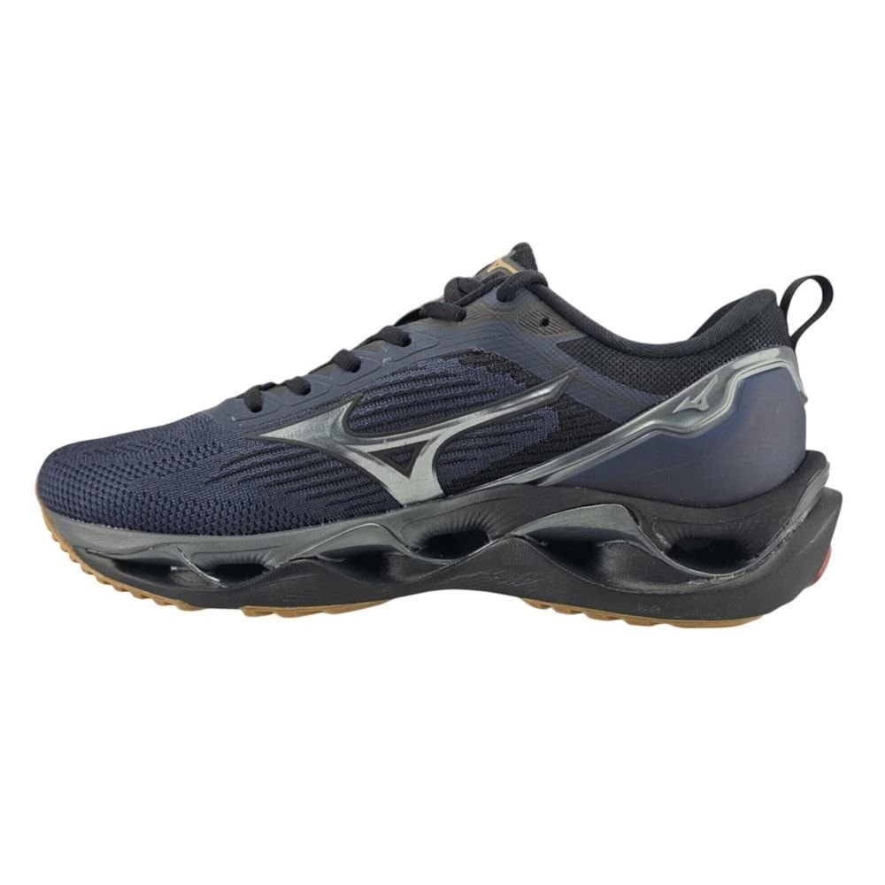 Tênis Mizuno Wave Stratos 3 Masculino Azul Marinho 2