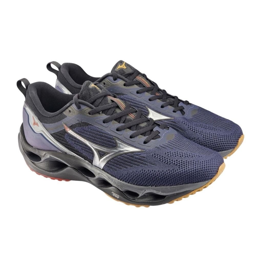 Tênis Mizuno Wave Stratos 3 Masculino Azul Marinho 3