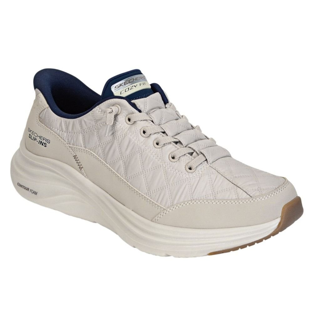 Tênis Skechers Contour Foam Cozy Fit Masculino Bege 3