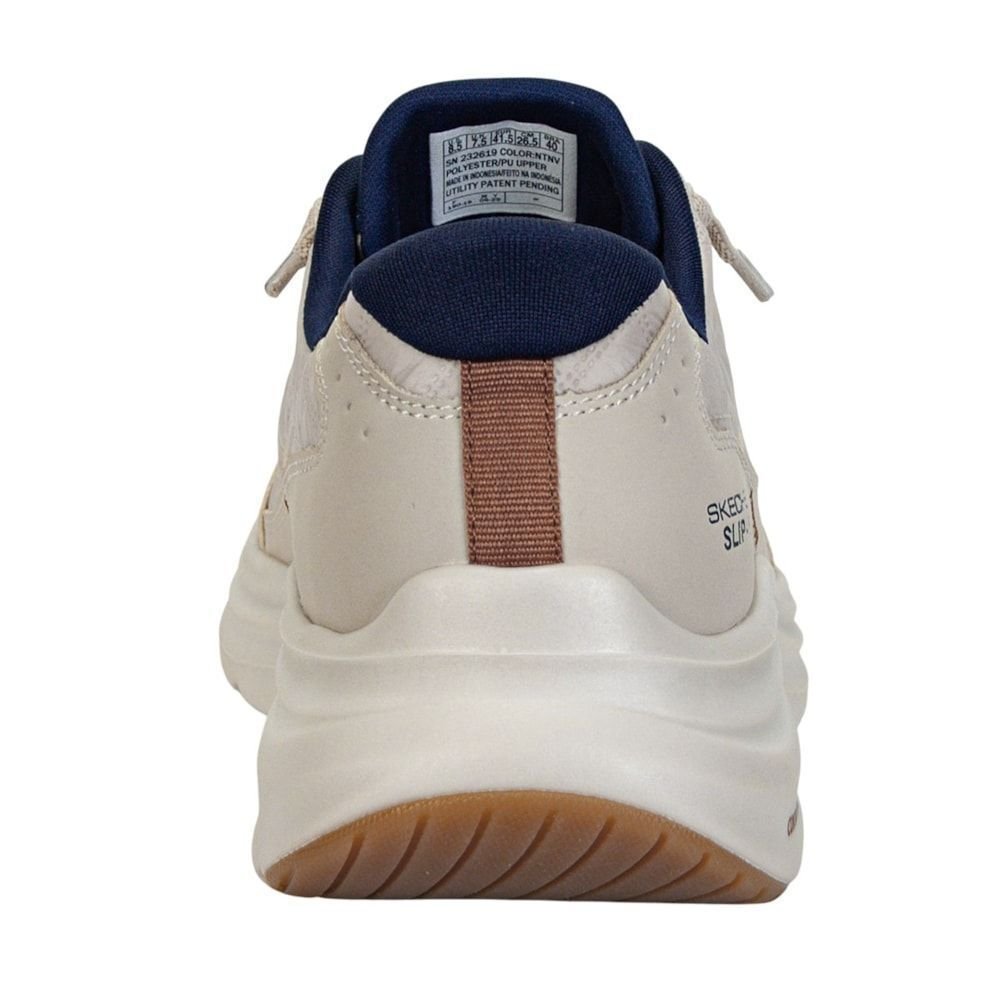 Tênis Skechers Contour Foam Cozy Fit Masculino Bege 4