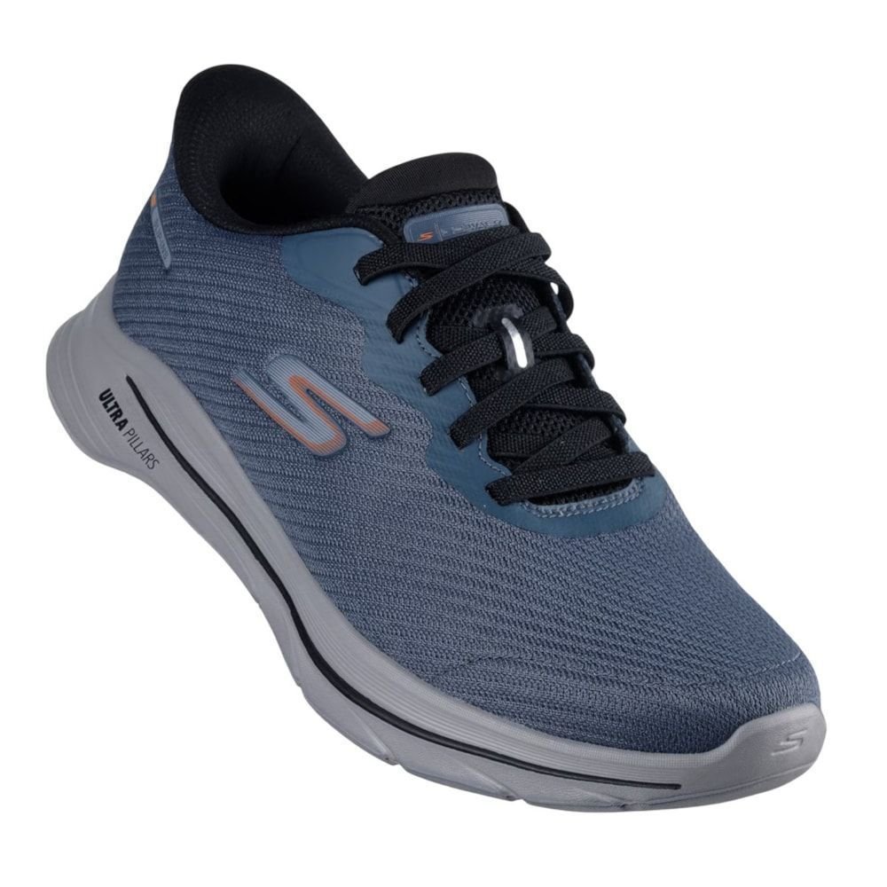 Tênis Skechers Go Walk 8 Pate Masculino Cinza 3