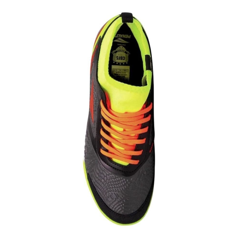 Chuteira Futsal Penalty Evolution Club Locker Y-1 Preto 4