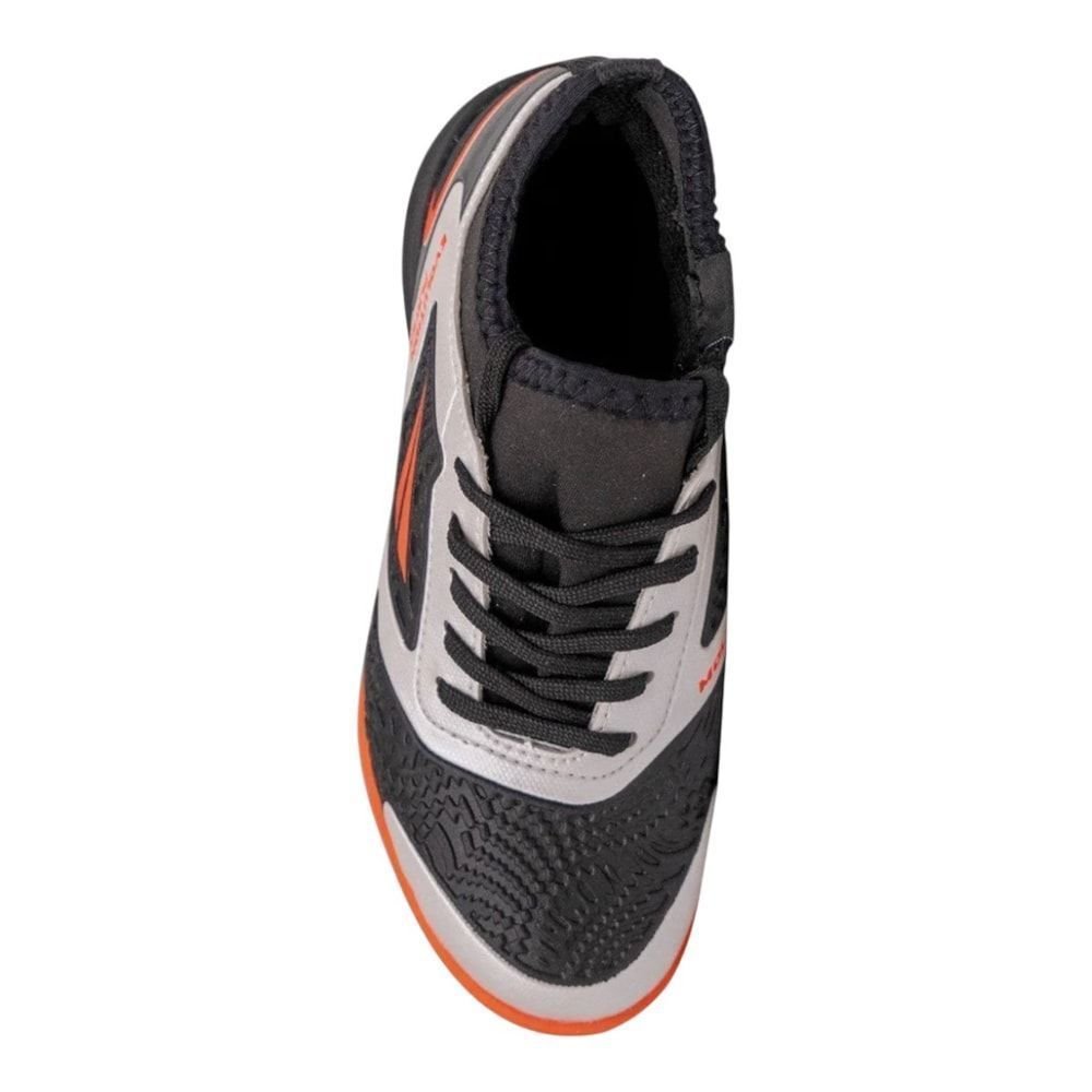 Chuteira Futsal Penalty Evolution Player Locker Y-1 Infantil Preto 4