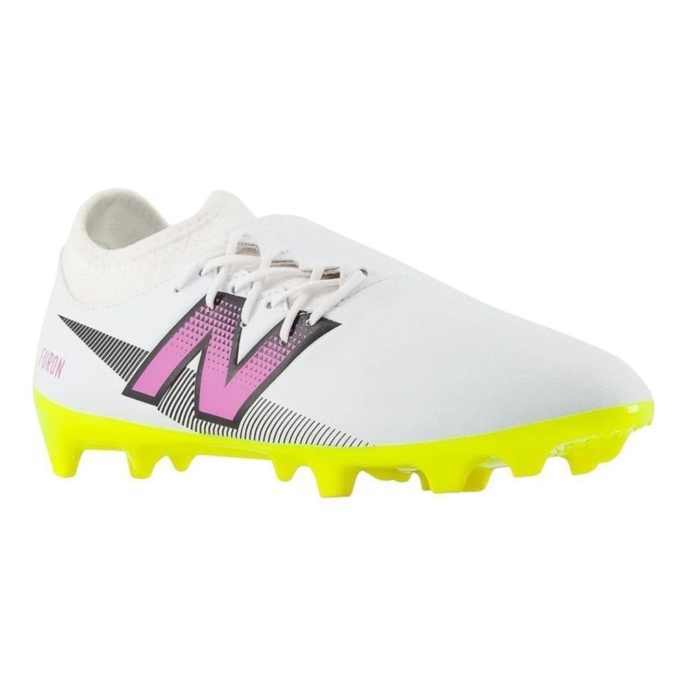 Chuteira Campo New Balance Furon Dispatch FG V7+ Branco 3