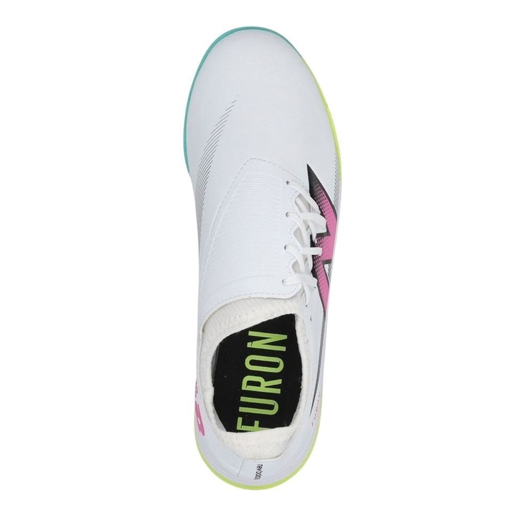 Chuteira Society New Balance Furon Dispatch TF V7+ Branco 5