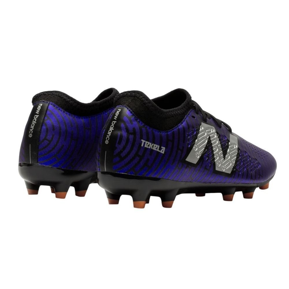 Chuteira Campo New Balance Tekela Magique FG V4+ Azul 3