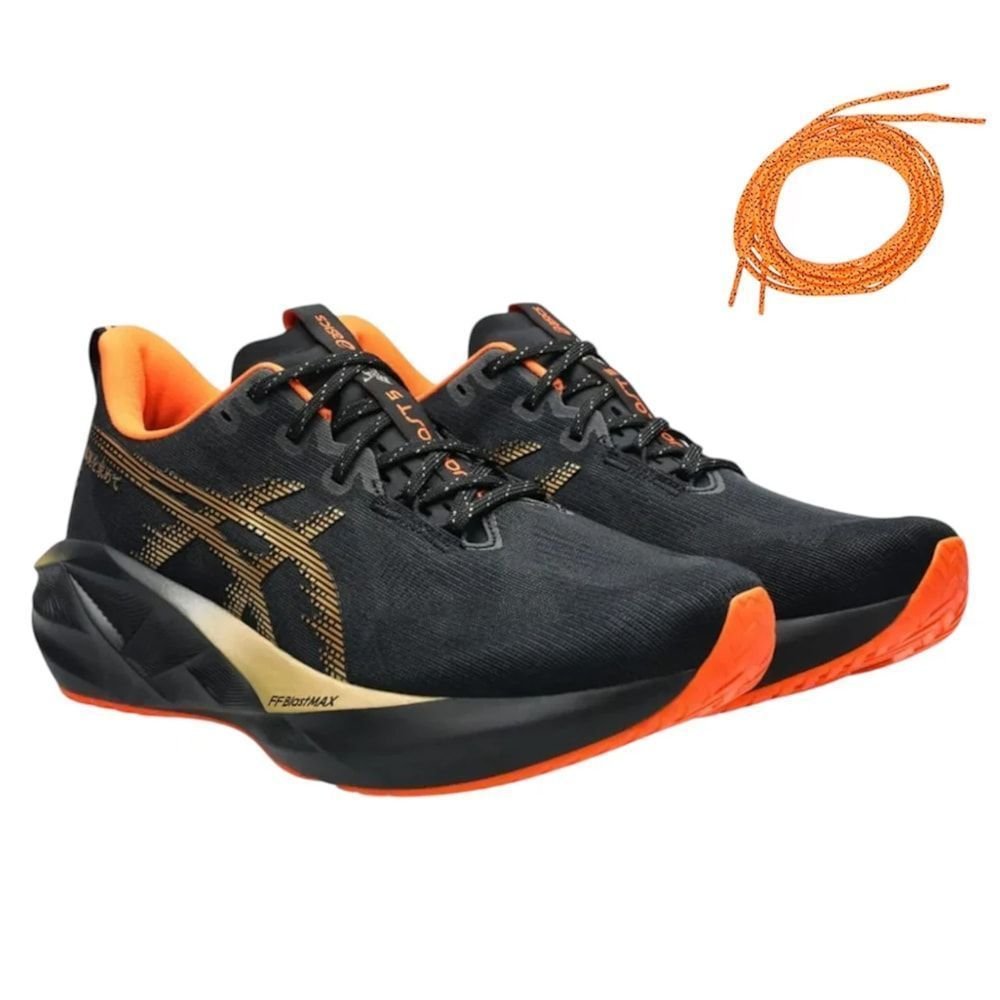 Tênis Asics Novablast 5 Senna Samurai Feminino Preto 3