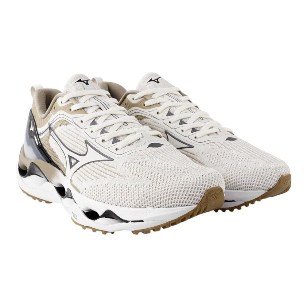 Tênis Mizuno Wave Stratos 3 Unissex Bege 3