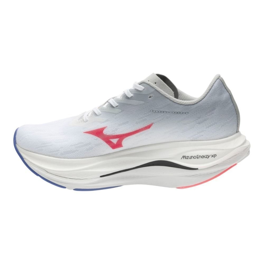 Tênis Mizuno Wave Rebellion Flash 3 Masculino Branco/Cinza 2