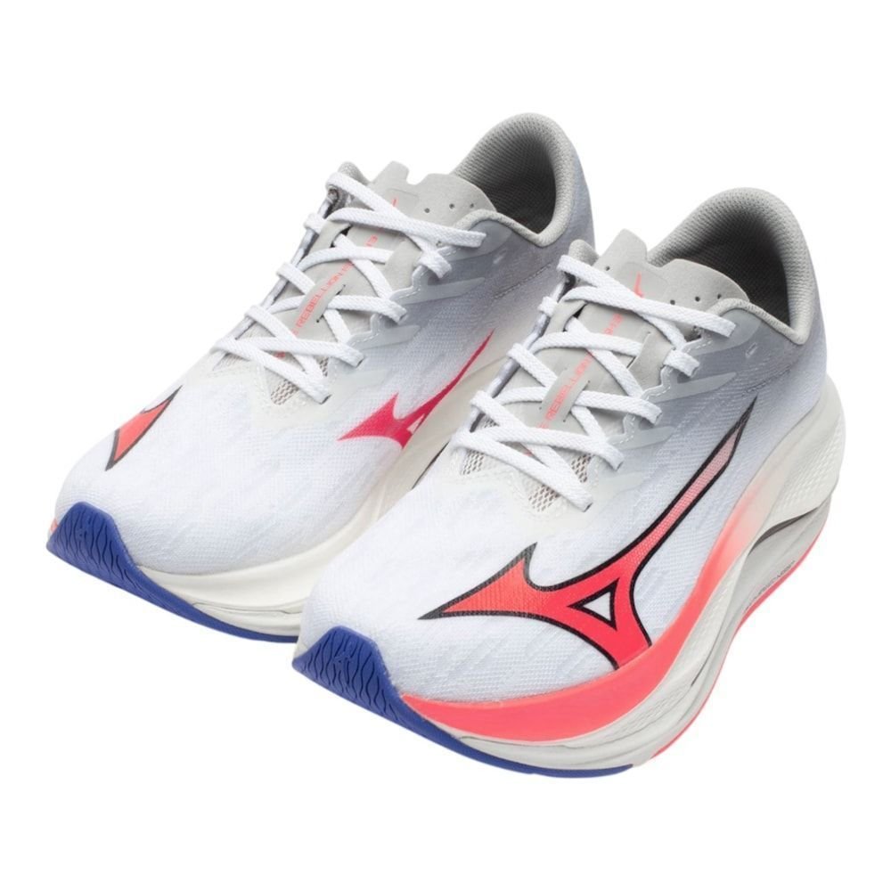 Tênis Mizuno Wave Rebellion Flash 3 Masculino Branco/Cinza 3