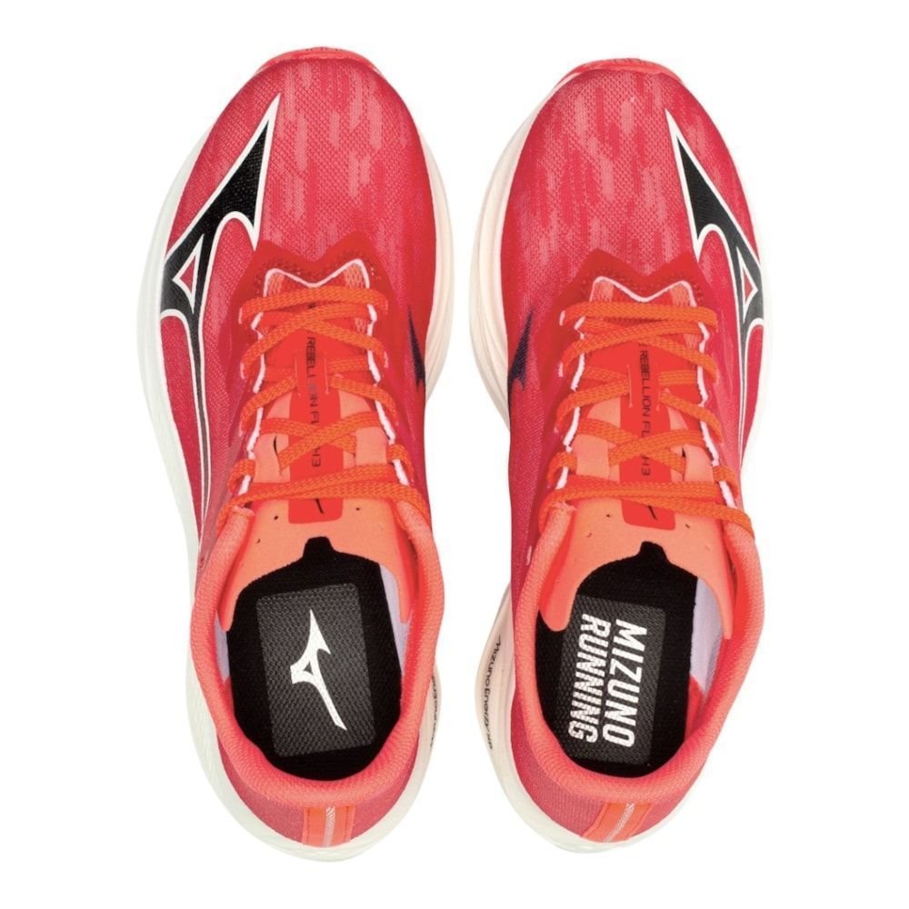 Tênis Mizuno Wave Rebellion Flash 3 Masculino Vermelho 5