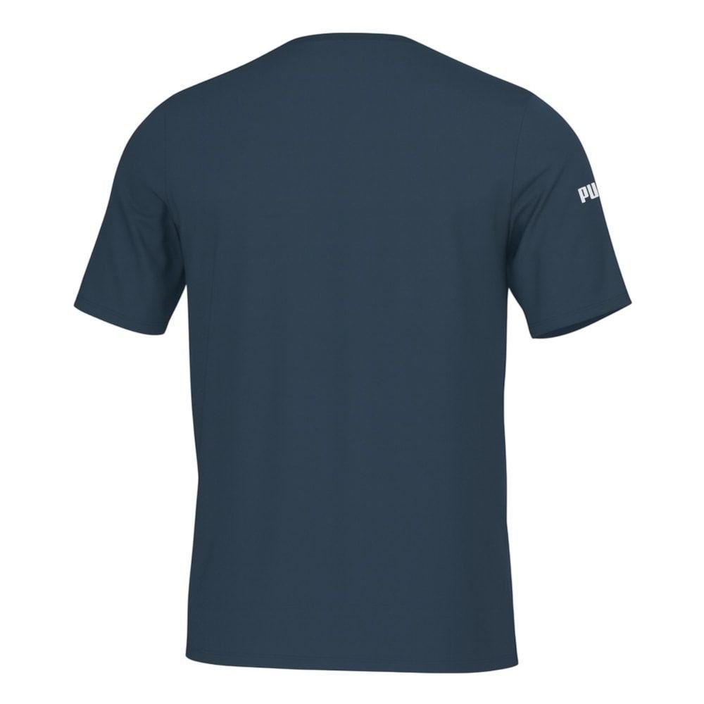 Camiseta Térmica Puma UV50+ Manga Curta Masculina Azul Marinho 2