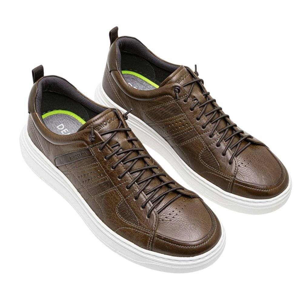 Tênis Democrata Joe Ultra Light Masculino Marrom 2