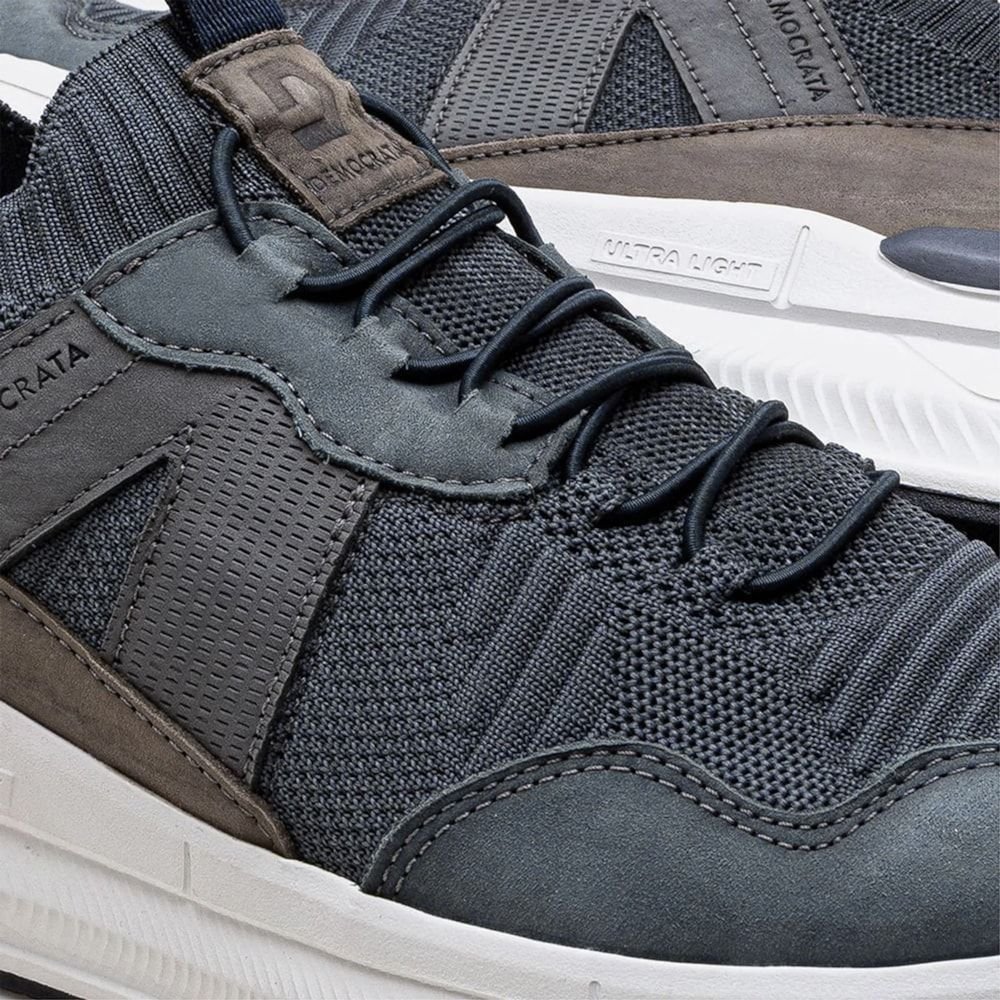 Tênis Democrata Brad Ultra Light Masculino Chumbo 3