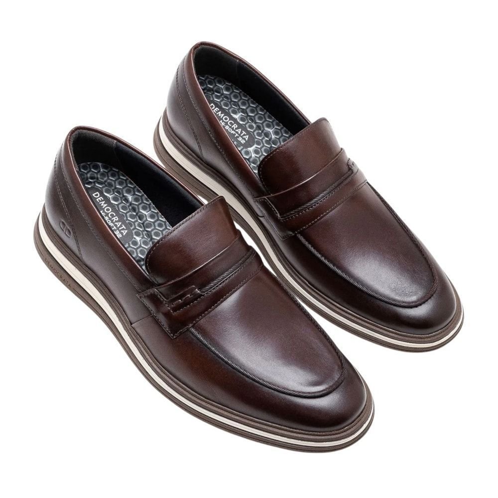 Sapato Democrata Dune Hi-Soft 32 Masculino Marrom 2