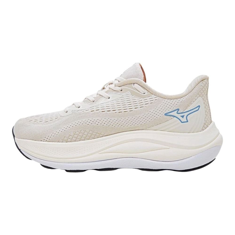 Tênis Mizuno Wave Skyway Feminino Bege 2