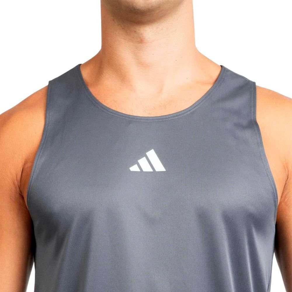 Regata Adidas Treino Básica Masculina Cinza 3