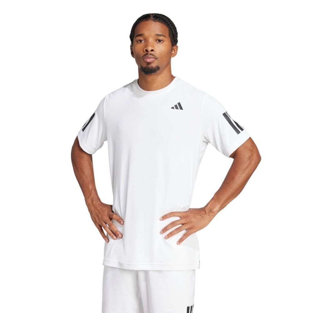 Camiseta Adidas Tennis Club 3 Stripes Masculina
