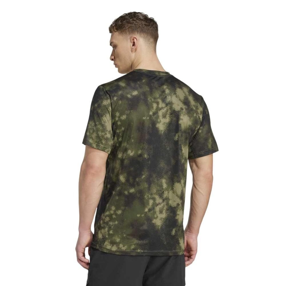 Camiseta Adidas Essentials Treino Masculina Verde 2