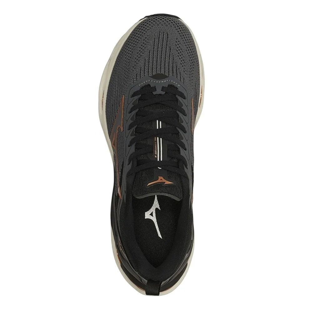 Tênis Mizuno Wave Stratos 3 Unissex Cinza 5