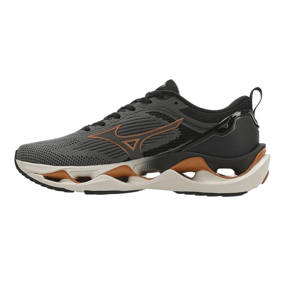 Tênis Mizuno Wave Stratos 3 Unissex Cinza 2