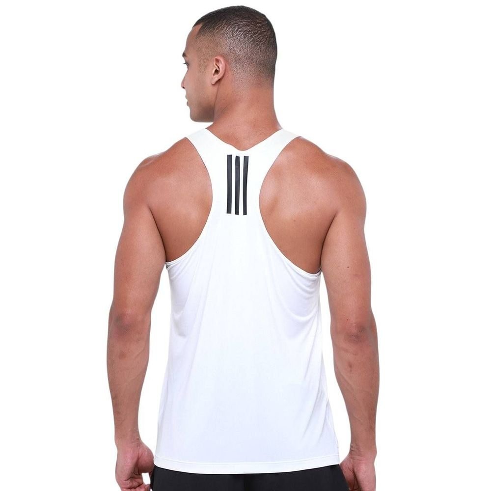 Regata Adidas Own The Run 3 Stripes Masculina Branco 2