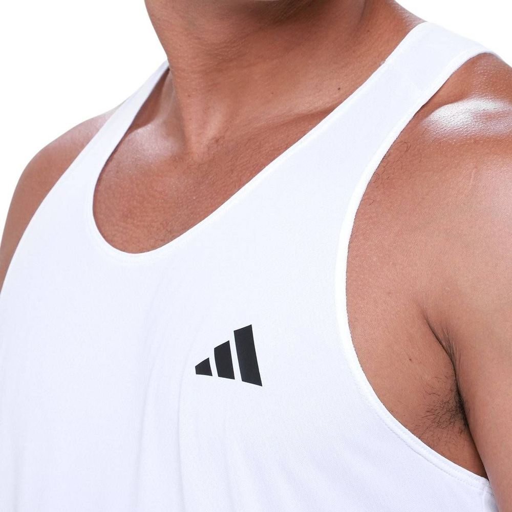 Regata Adidas Own The Run 3 Stripes Masculina Branco 3