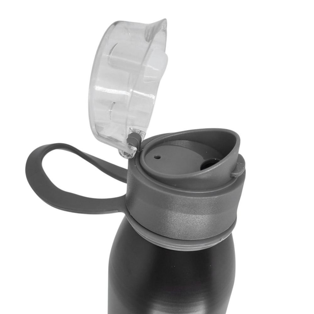 Garrafa Térmica Yins Aço Inox 610ML Preto 4