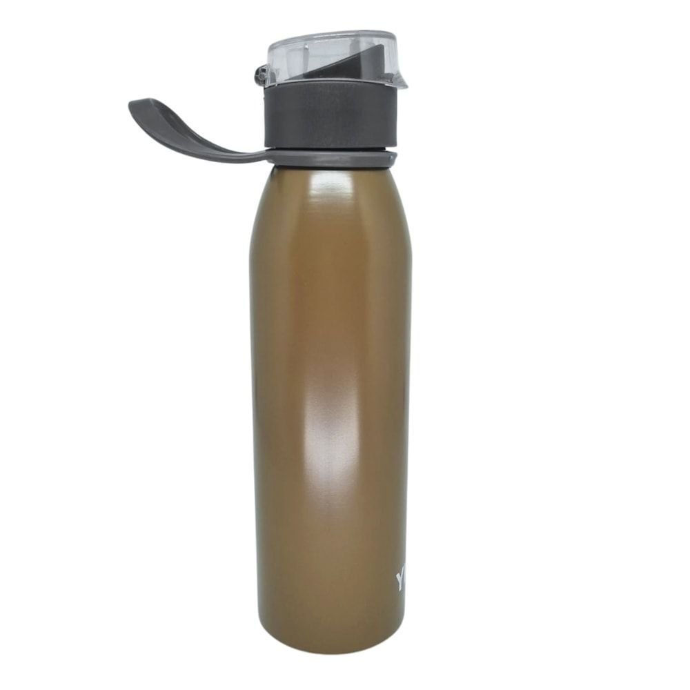 Garrafa Térmica Yins Aço Inox 610ML Marrom 3