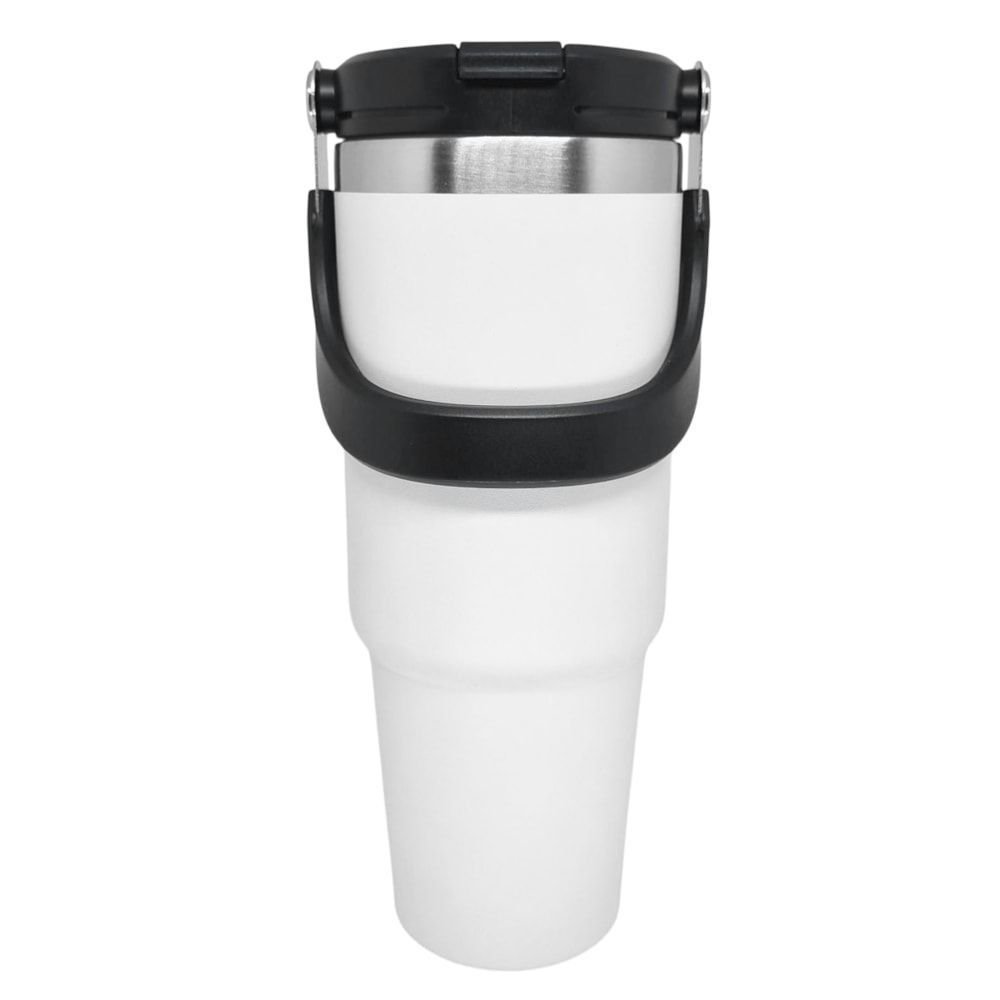 Copo Térmico Yins Handle Aço Inox 900ML Branco 2