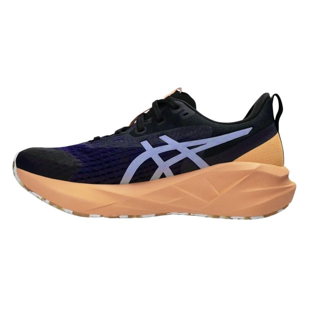 Tênis Asics Novablast 5 Lite-Show Masculino Azul Marinho/Laranja 2