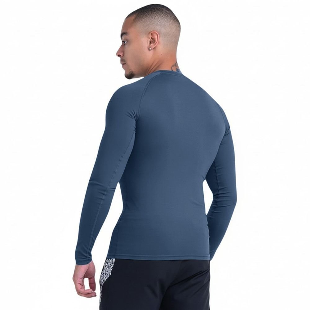 Camisa Térmica Umbro Clubes 2024 Profissional Masculina Azul Marinho 2