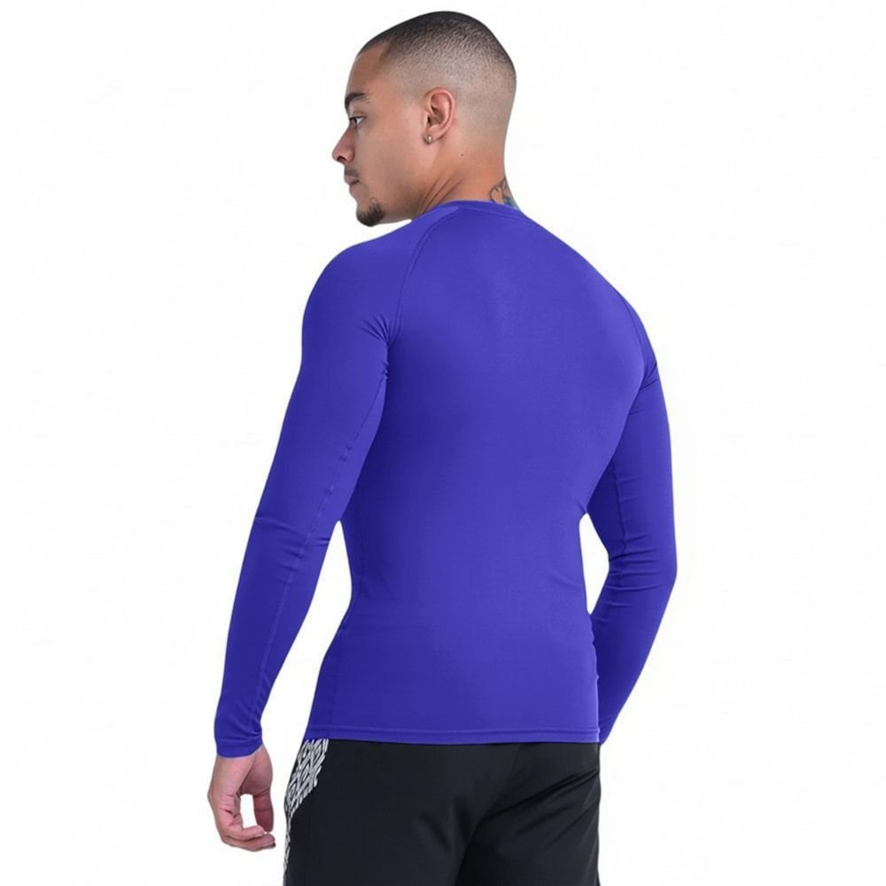 Camisa Térmica Umbro Clubes 2024 Profissional Masculina Azul 2