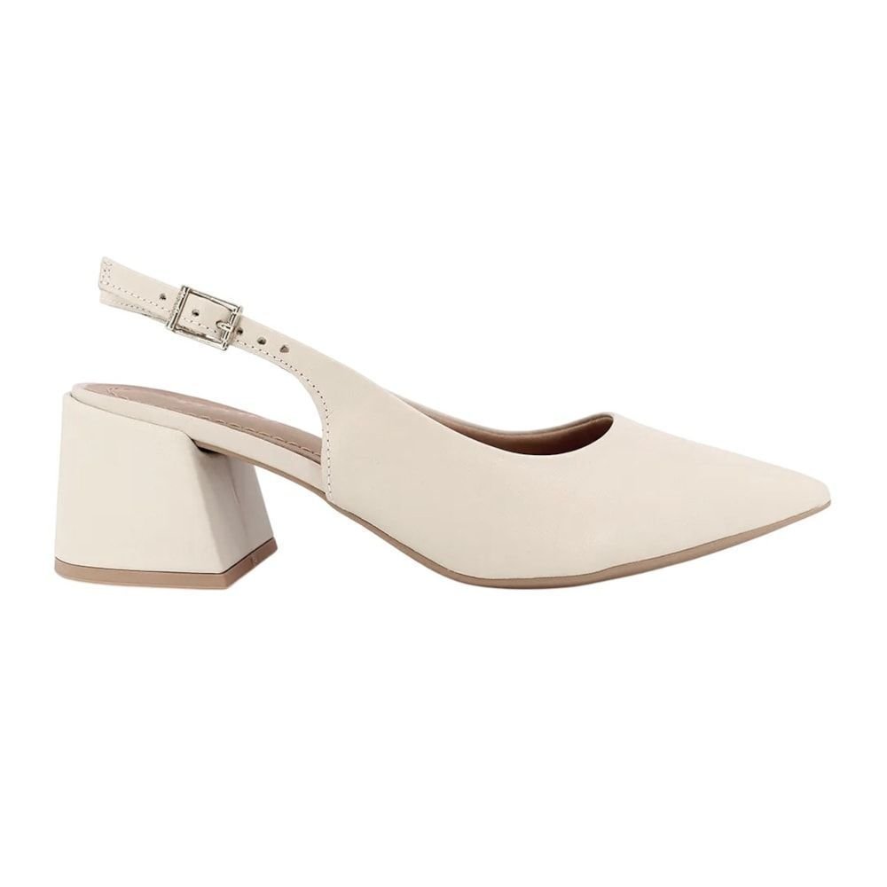 Sapato Slingback Usaflex Salto Médio Feminino