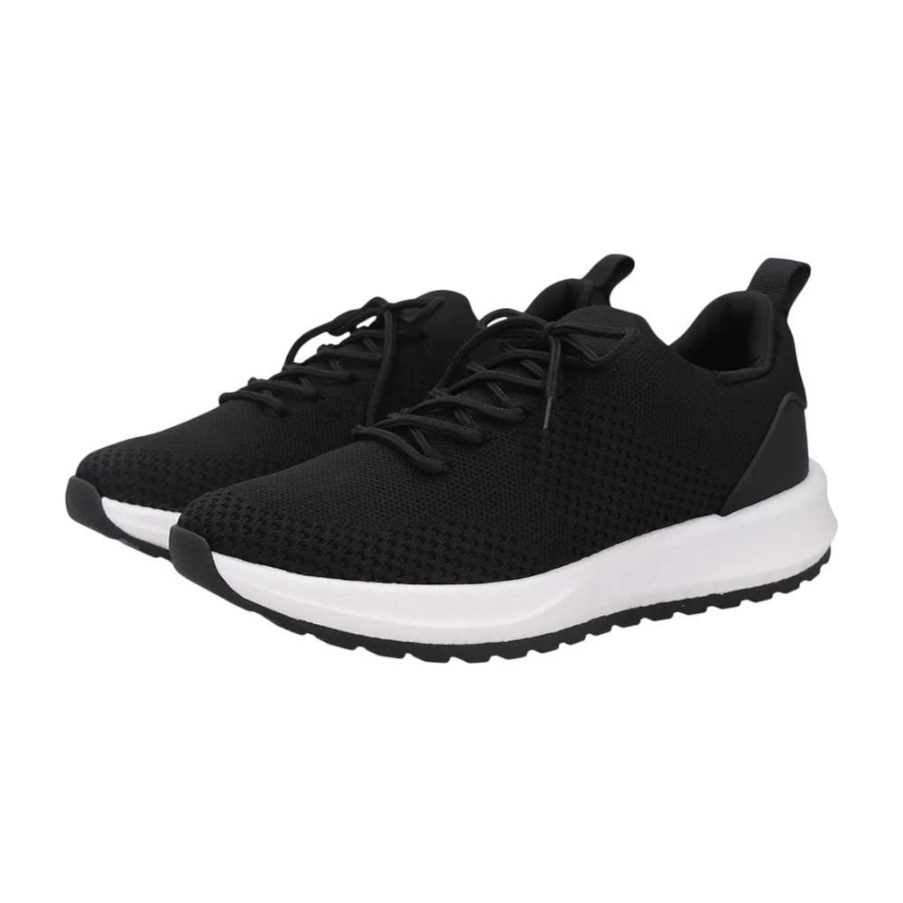 Tênis Usaflex Poofy Tricot Feminino Preto 2