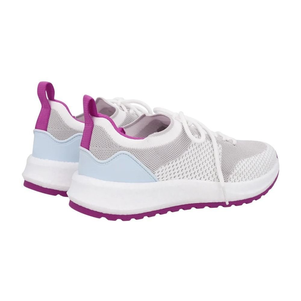 Tênis Usaflex Poofy Tricot Feminino Branco 3