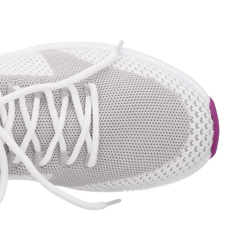 Tênis Usaflex Poofy Tricot Feminino Branco 4