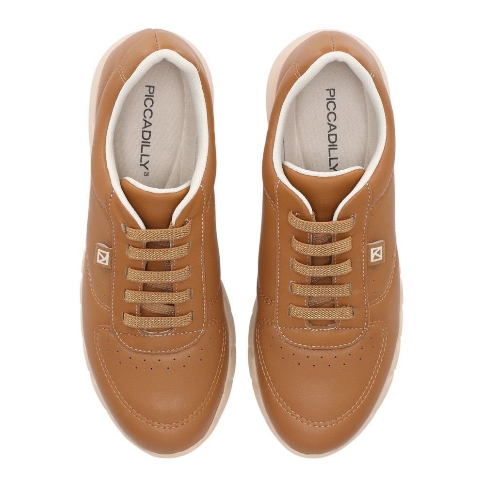 Tênis Piccadilly Fabi Feminino Marrom 4