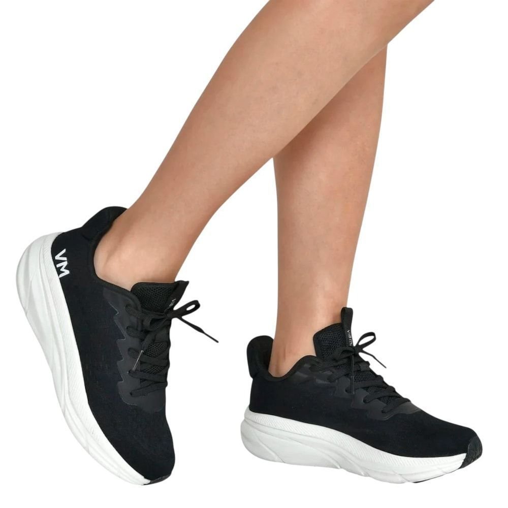 Tênis Via Marte Casual Esportivo Feminino Preto 6