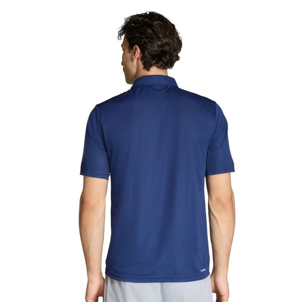 Camisa Polo Adidas Workout Essentials Base Masculina Azul Marinho 2