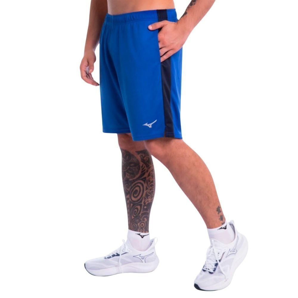 Bermuda Mizuno Root Mesh 2 Masculina Azul 3
