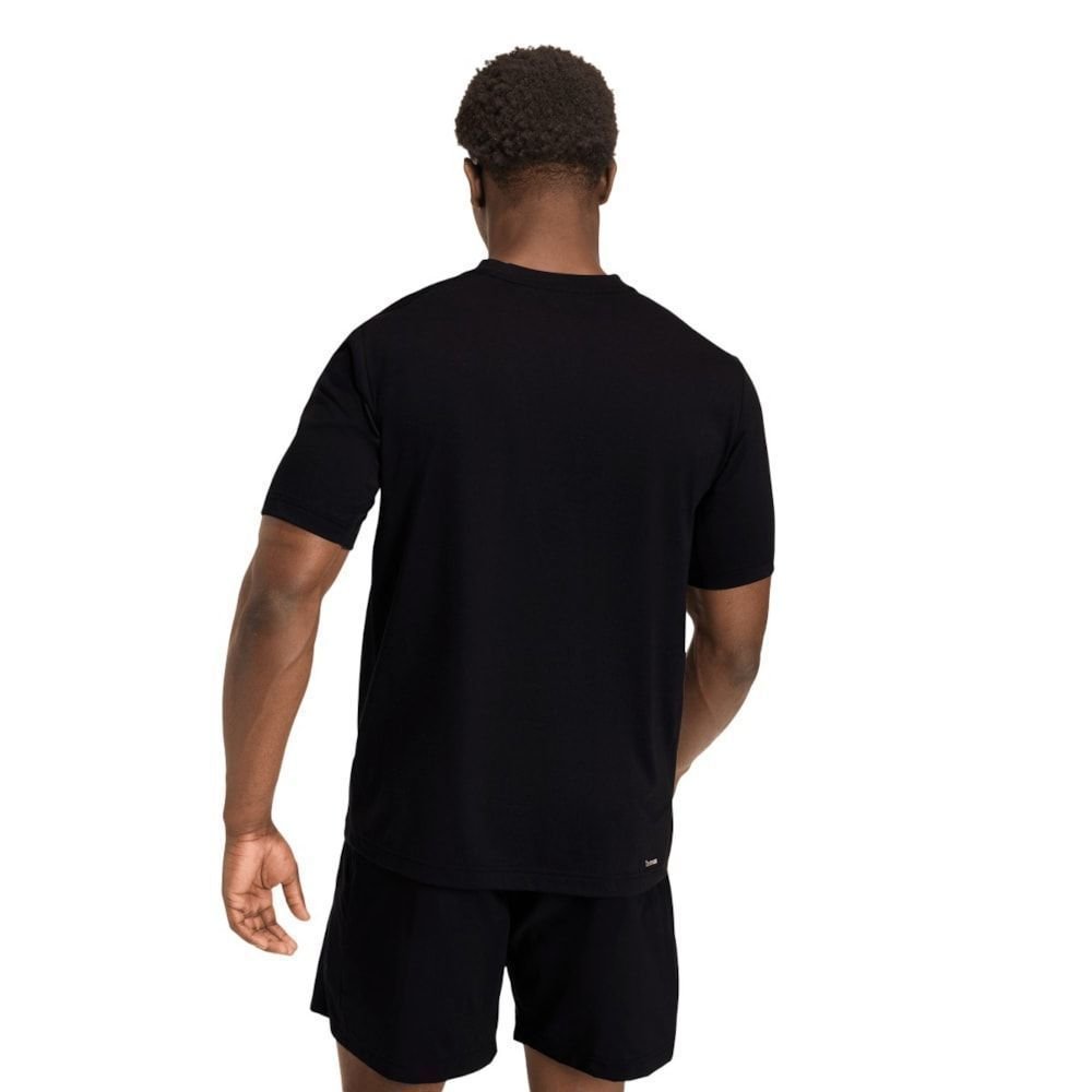 Camiseta Adidas Workout Essentials Feelready Masculina Preto 2