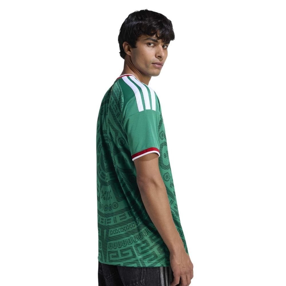 Camisa Adidas México I 2026 Masculina Verde 2