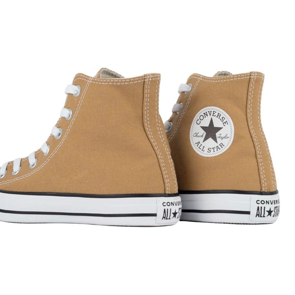 Tênis Converse All Star Chuck Taylor Seasonal HI Unissex Bege 4