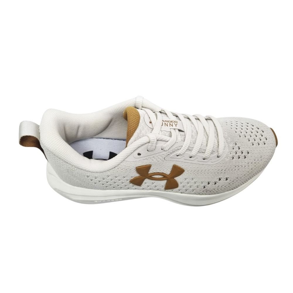 Tênis Under Armour Charged Sunny Unissex Bege 5