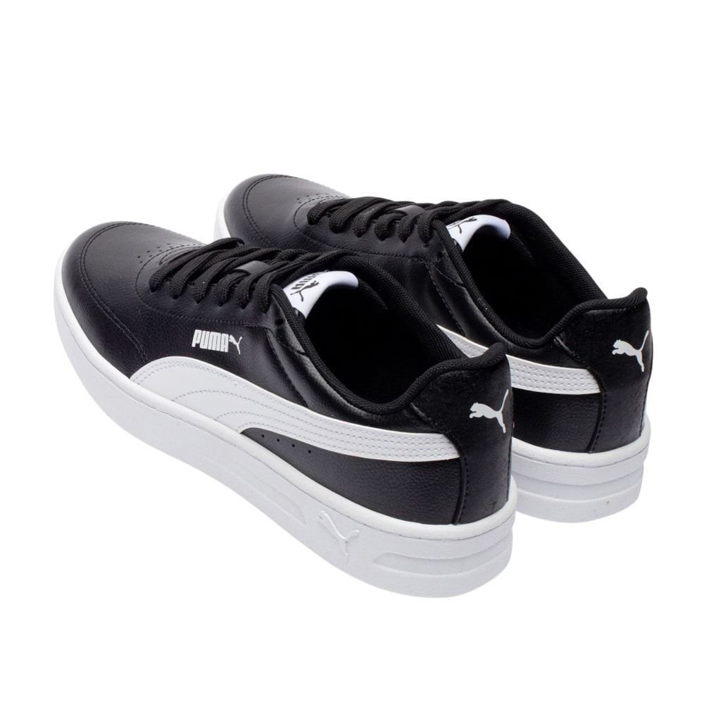Tênis Puma Court Classic Clean BDP Masculino Preto 4