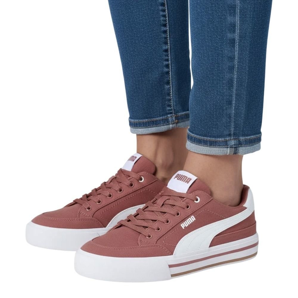 Tênis Puma Court Classic Vulc FS Feminino Vermelho 6